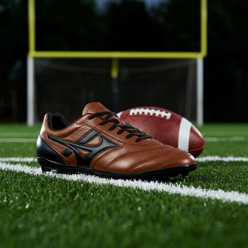 leather football shoes
