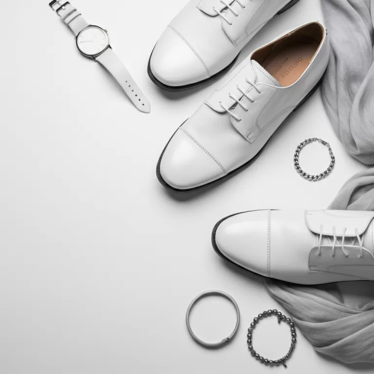 White Leather Shoes