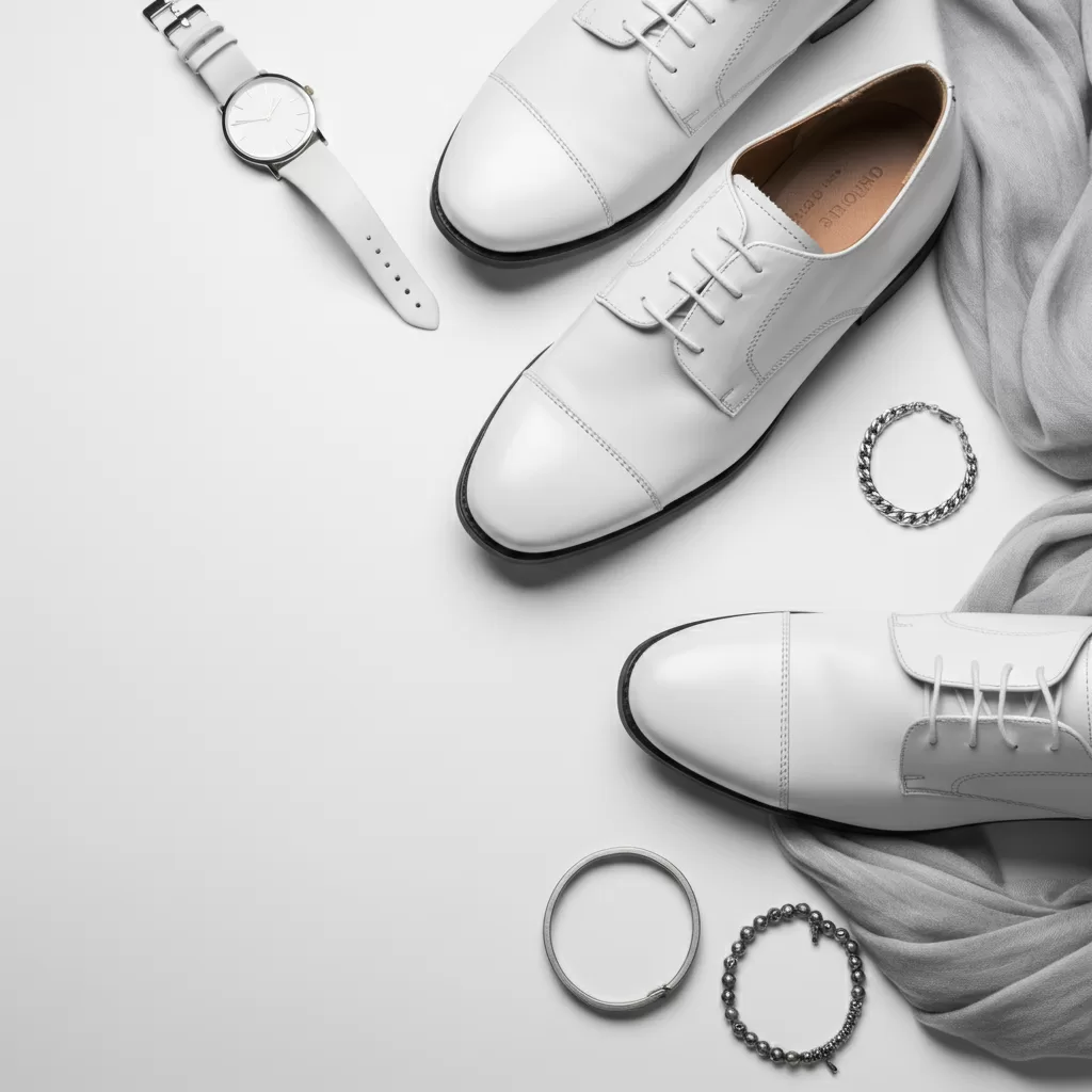 White Leather Shoes