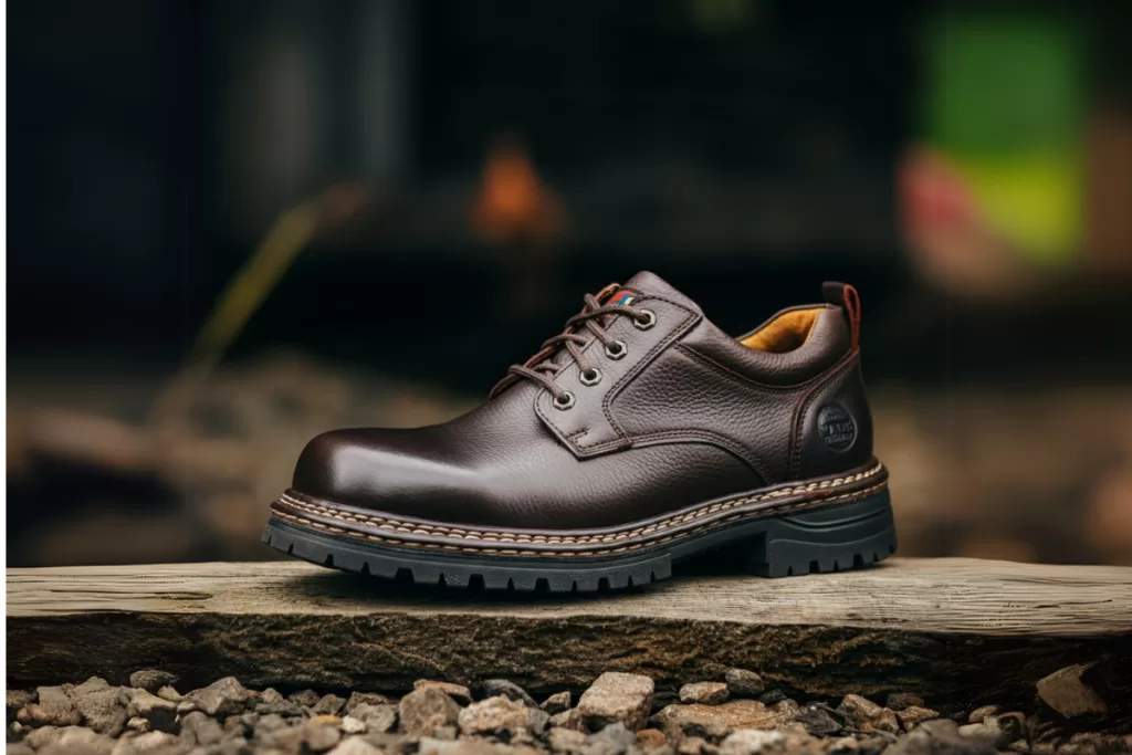 Men's Leather Work Shoes