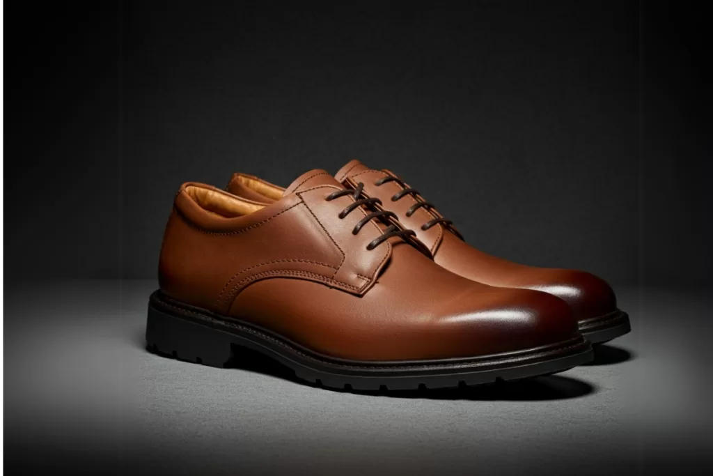 Men's Leather Work Shoes