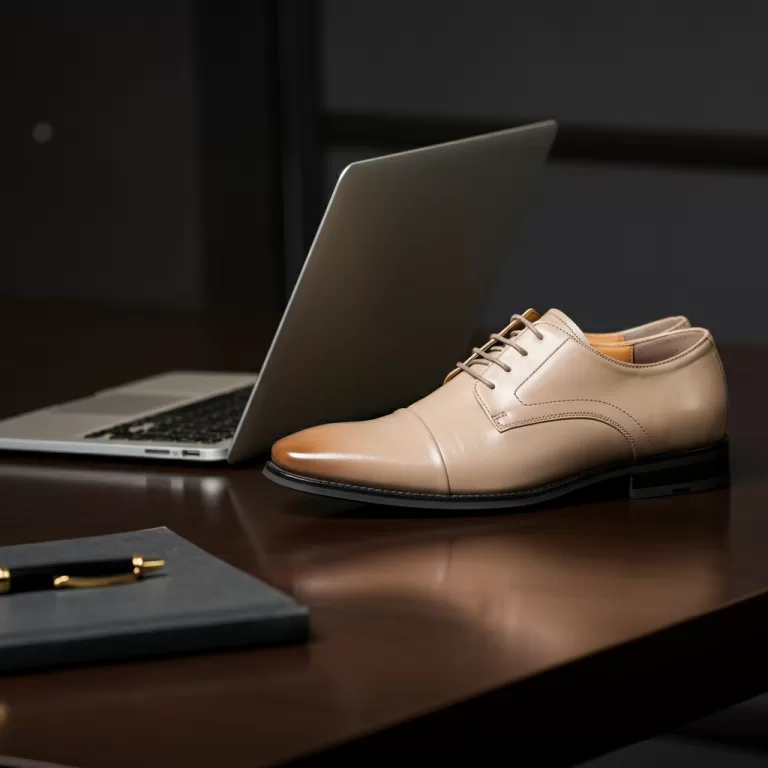 Beige shoes