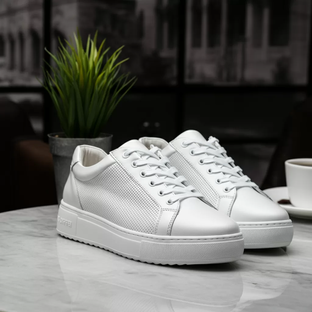 white leather tennis shoes for women
